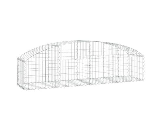 Coș gabion arcuit, 200x50x40/60 cm, fier galvanizat, 2 image