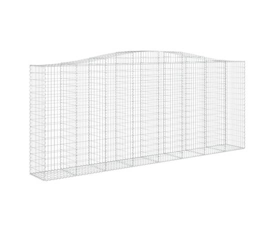 Coș gabion arcuit, 400x50x160/180 cm, fier galvanizat, 2 image