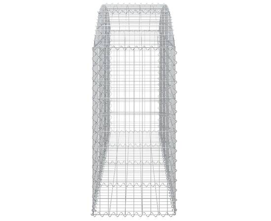 Coș gabion arcuit 200x50x100/120 cm fier galvanizat, 4 image