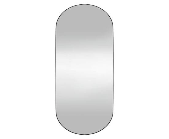 Oglindă de perete, 25x60 cm, oval, sticlă, 2 image