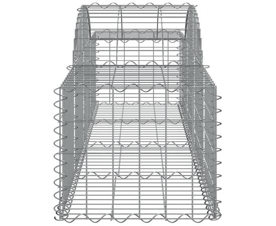 Coș gabion arcuit, 200x50x40/60 cm, fier galvanizat, 4 image