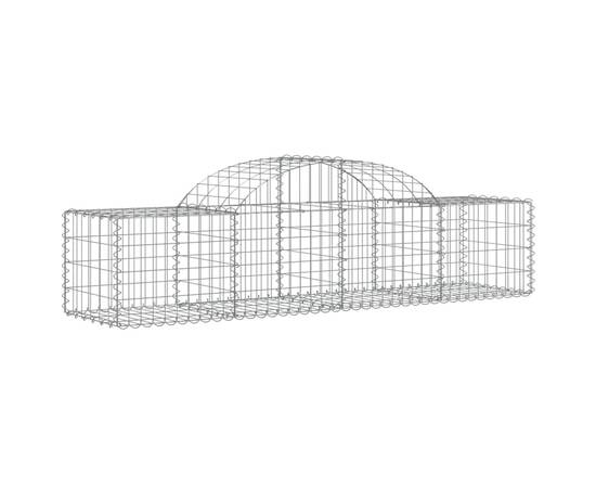 Coș gabion arcuit, 200x50x40/60 cm, fier galvanizat, 2 image