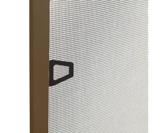 Plasă insecte pentru ferestre, maro, 80x100 cm, 5 image