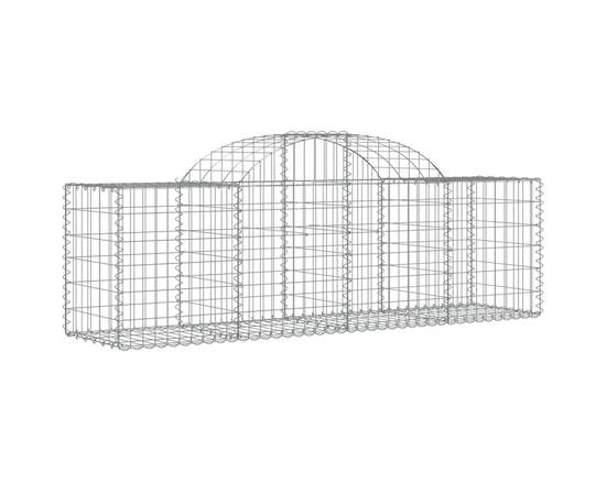 Coș gabion arcuit 200x50x60/80 cm fier galvanizat, 2 image