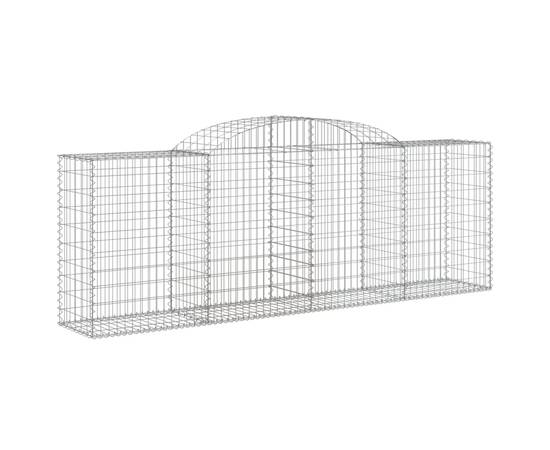 Coș gabion arcuit, 300x50x100/120 cm, fier galvanizat, 2 image