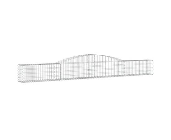 Coș gabion arcuit 400x30x40/60 cm fier galvanizat, 2 image