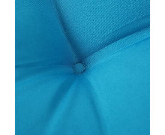 Perne canapea din paleți, 2 buc., albastru deschis, textil, 5 image