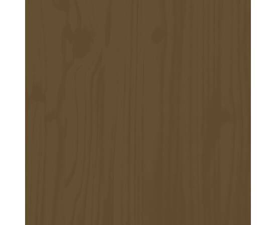 Birou, maro miere, 110x53x117 cm, lemn masiv de pin, 10 image