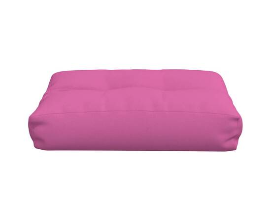 Pernă de canapea din paleți, roz, 50x40x12 cm, textil, 4 image