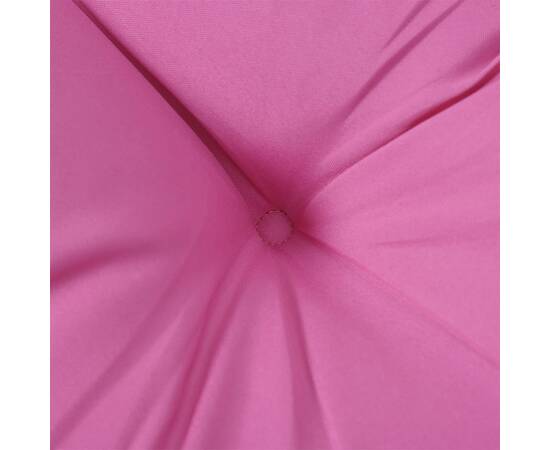 Pernă de canapea din paleți, roz, 50x40x12 cm, textil, 6 image