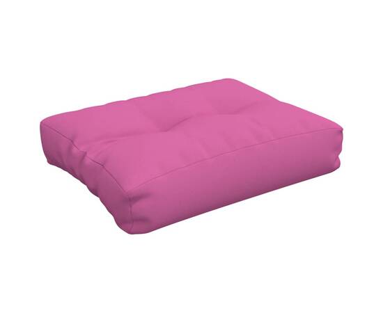 Pernă de canapea din paleți, roz, 50x40x12 cm, textil, 2 image