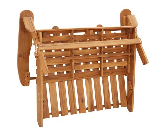 Set mobilier de grădină adirondack, 2 piese, lemn masiv acacia, 6 image