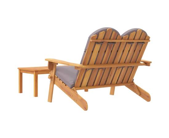 Set mobilier de grădină adirondack, 2 piese, lemn masiv acacia, 5 image