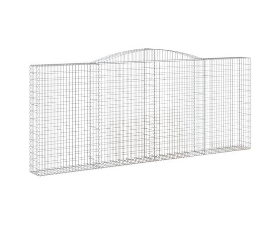 Coș gabion arcuit, 400x30x160/180 cm, fier galvanizat, 2 image