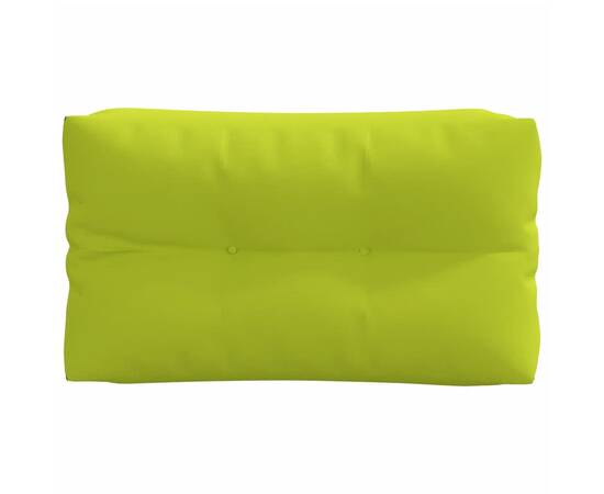 Perne pentru canapea din paleți, 2 buc, verde aprins, textil, 3 image