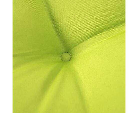 Perne pentru canapea din paleți, 2 buc, verde aprins, textil, 5 image