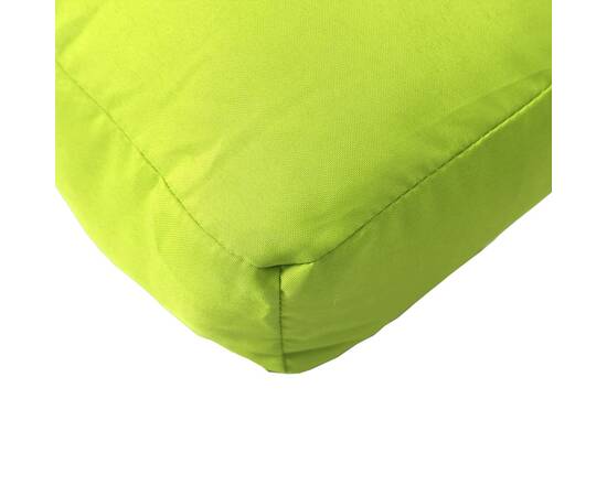 Perne pentru canapea din paleți, 2 buc, verde aprins, textil, 6 image