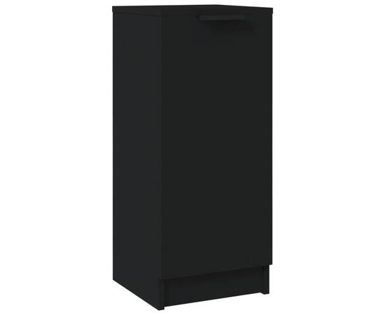 Servantă, negru, 30x30x70 cm, lemn prelucrat, 2 image