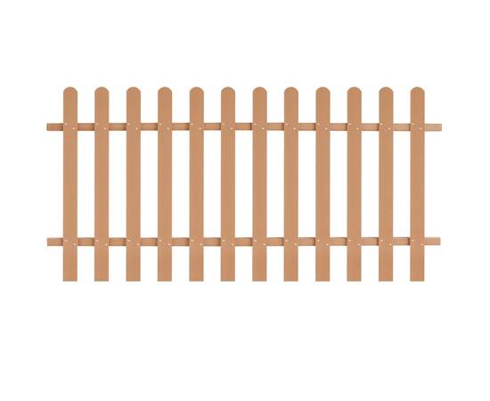 Gard din șipci, 200 x 100 cm, wpc