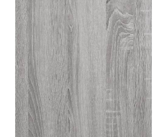 Birou de colț, gri sonoma, 120x140x75 cm, lemn prelucrat, 6 image