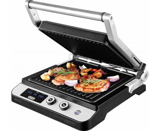 Contact grill ecg kg 1000 gourmet, 1650–2000 w, 2 termostate independente, 11 image