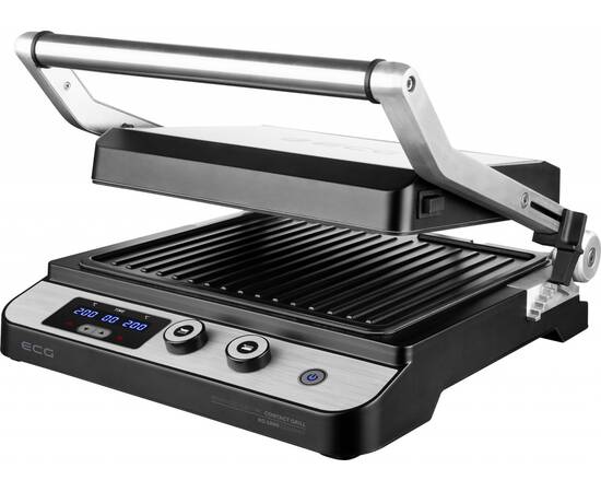 Contact grill ecg kg 1000 gourmet, 1650–2000 w, 2 termostate independente, 12 image