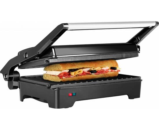 Sandwich-maker&grill, ecg s 2070 panini, 1200 w, placi nonaderente, 9 image