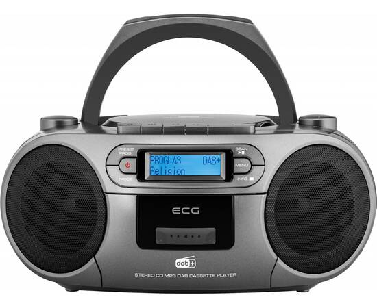 Sistem audio ecg cdr 999 dab, 2 x 1,5w rms, radio, usb, cd, casetofon, mp3, fm, 3 image