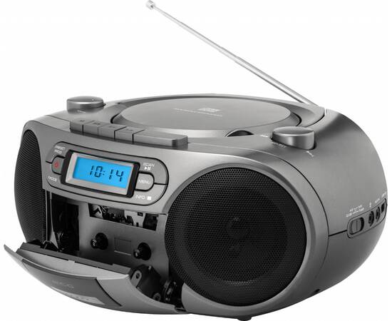 Sistem audio ecg cdr 999 dab, 2 x 1,5w rms, radio, usb, cd, casetofon, mp3, fm, 11 image