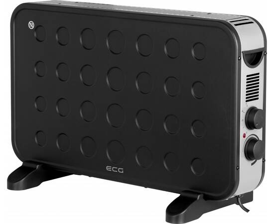 Convector electric de podea ecg tk 2070 negru, 2000w, 2 trepte de putere, 4 image