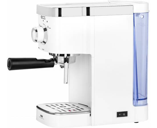 Espressor manual ecg esp 20301 alb, 1450 w,1.25 l, dispozitiv spumare, 20 bar, 5 image