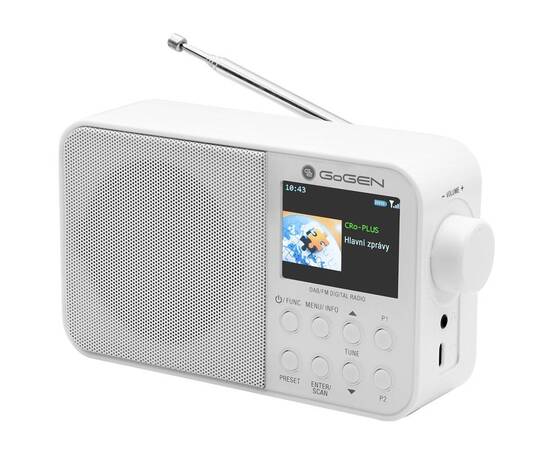 Radio portabil gogen dab 500 btcw cu tuner dab+ si fm, 1w, bluetooth, lcd, 2 image