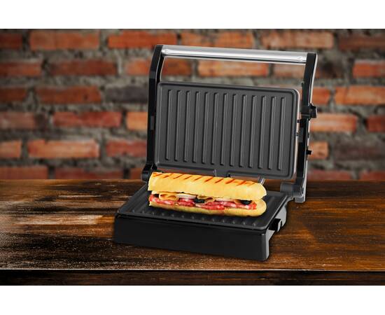 Sandwich maker si grill ecg s 3070 panini power, 1500 w, deschidere 180°, placi, 4 image