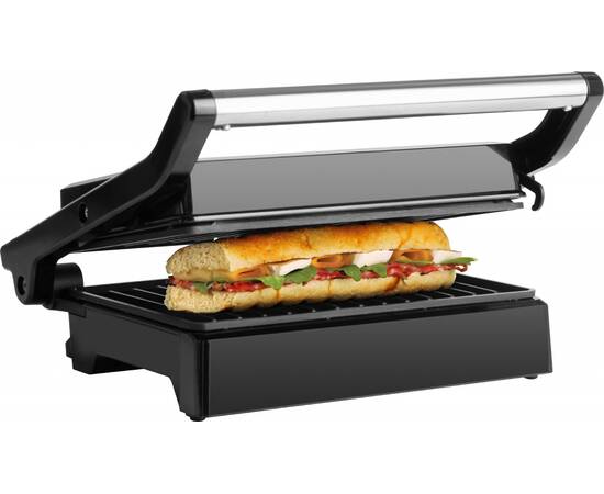 Sandwich maker si grill ecg s 3070 panini power, 1500 w, deschidere 180°, placi, 7 image