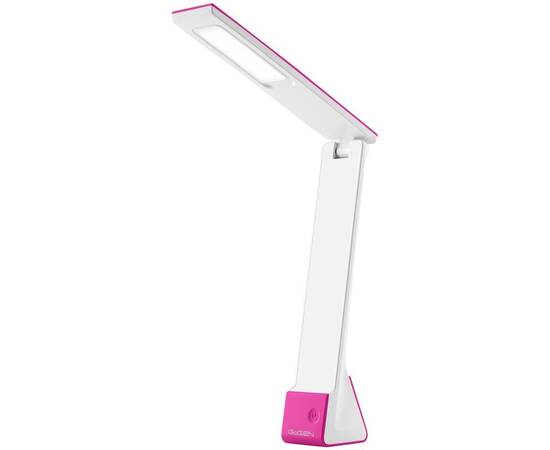 Lampa de masa cu led gogen ll12p, consum 4w, brat flexibil, roz