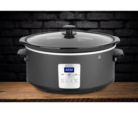 Oala electrica slow cooker ecg ph 6530 master, 6.5 litri, 270 w, vas ceramic,, 20 image