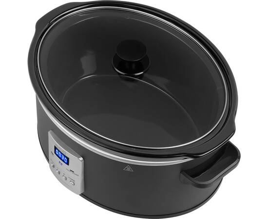 Oala electrica slow cooker ecg ph 6530 master, 6.5 litri, 270 w, vas ceramic,, 4 image