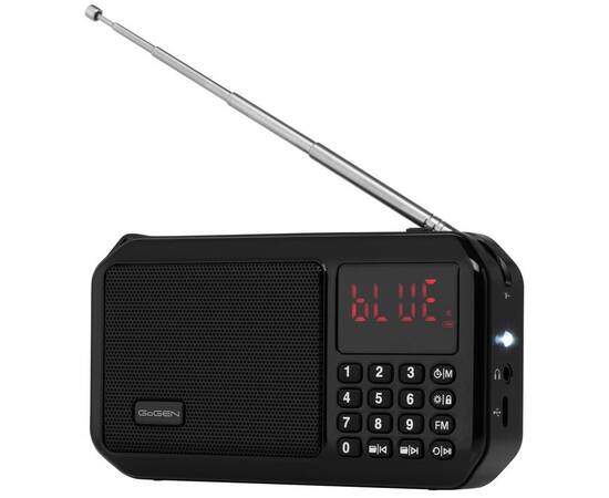 Radio portabil cu acumulator gogen fmp 125 btb, fm, bluetooth, lanterna, card