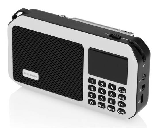 Radio portabil cu acumulator gogen fmp 125 btw, fm, bluetooth, lanterna, card, 9 image