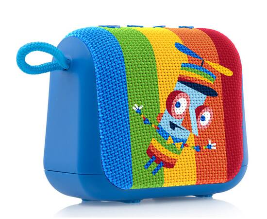 Boxa portabila pentru copii gogen decko trio r, 5 w, bluetooth, ipx6, albastru, 2 image