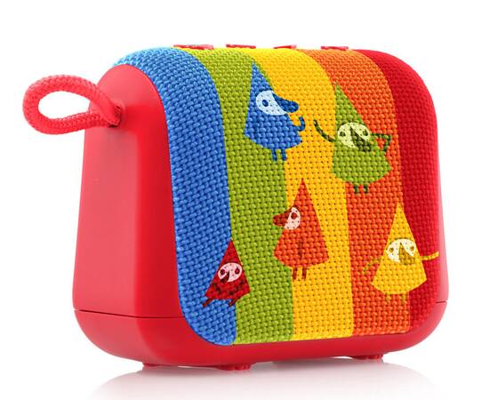 Boxa portabila pentru copii gogen decko trio r, 5 w, bluetooth, ipx6, rosu, 2 image
