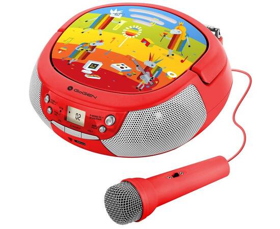 Radio cd pentru copii gogen decko b, 2 x 0,8 w, bluetooth, karaoke, microfon,, 4 image