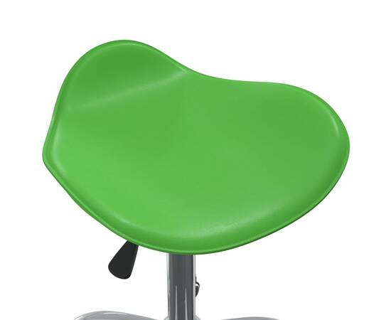 Scaun pentru salon spa, verde, piele ecologică, 6 image