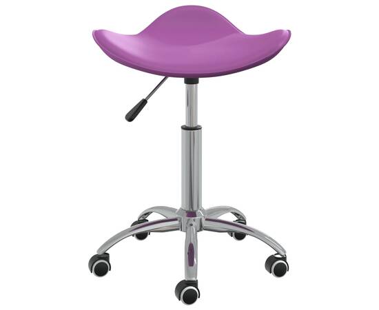 Scaun pentru salon spa, violet, piele ecologică, 2 image