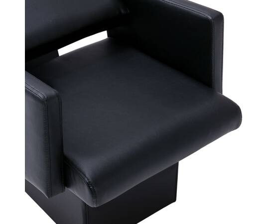 Unitate de șamponare cu scaune de salon, piele ecologică, 8 image