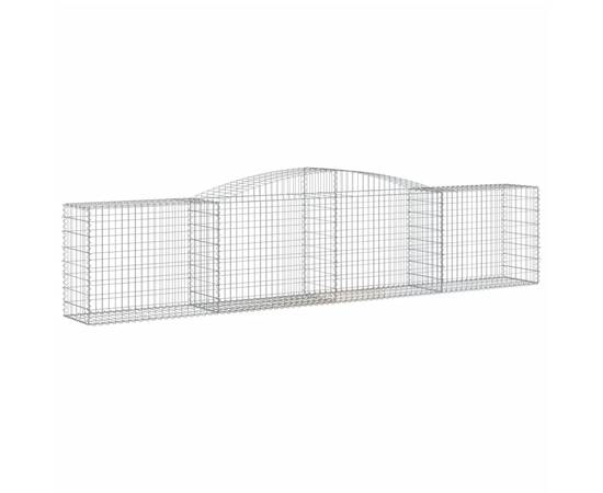 Coșuri gabion arcuite 3 buc, 400x50x80/100 cm, fier galvanizat, 3 image