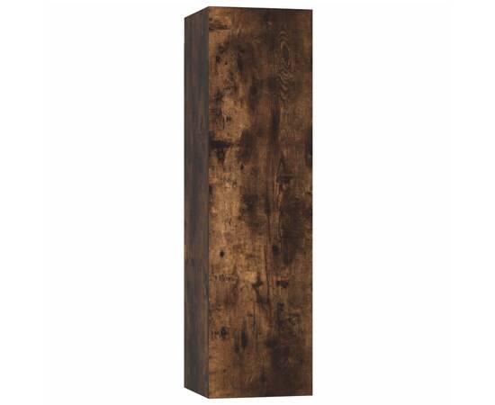 Set dulapuri tv, 6 piese, stejar fumuriu, lemn prelucrat, 6 image