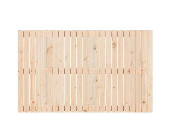 Tăblie de pat pentru perete, 147x3x90 cm, lemn masiv de pin, 4 image