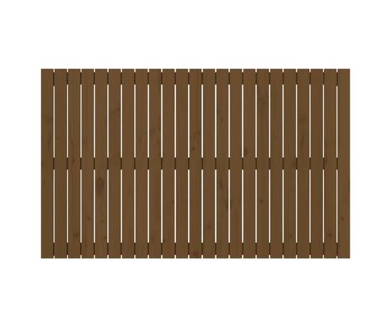 Tăblie de pat pentru perete, maro miere, 147x3x90 cm, 4 image