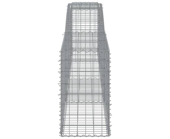 Coșuri gabion arcuite 15 buc, 400x50x80/100 cm, fier galvanizat, 5 image